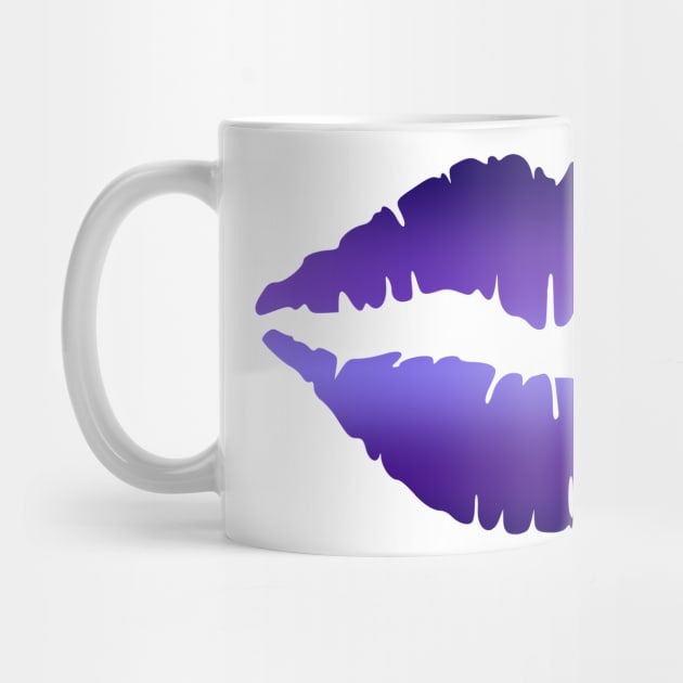 Purple Gradient Lips by CraftyCatz